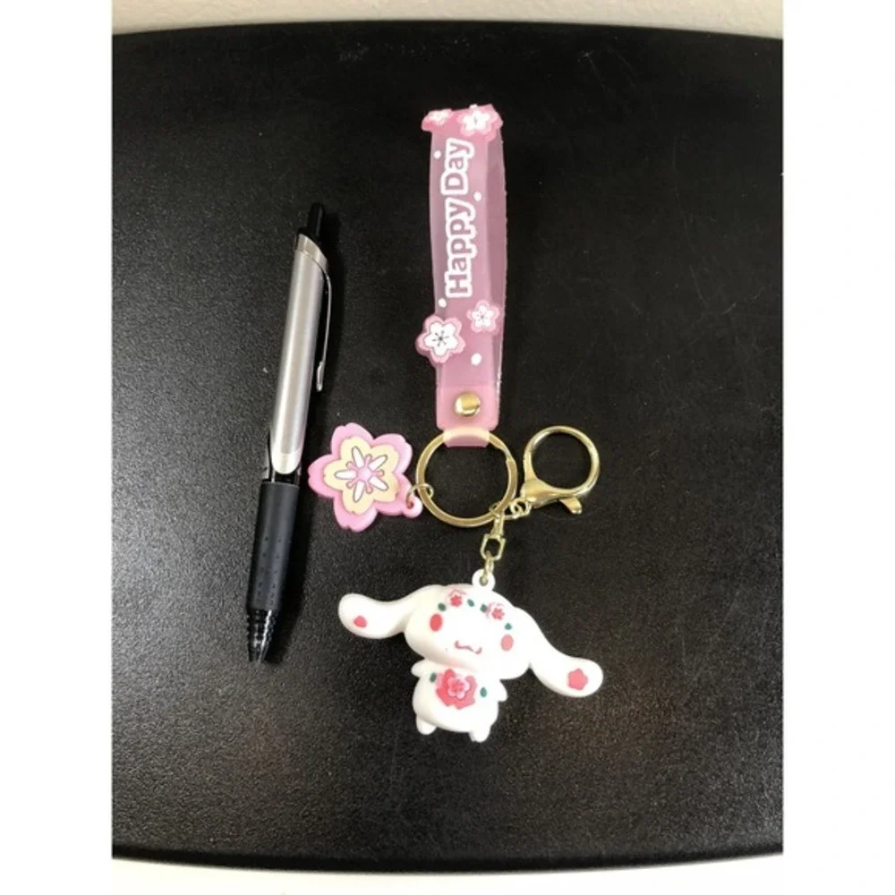 Sanrio Pendant Cartoon Kuromi Hello Kitty Bag Pendant Keychain Key Ring Anime Ac